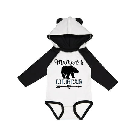 

Inktastic Mamaw Grandma Lil Bear Grandson Gift Gift Baby Boy Long Sleeve Bodysuit