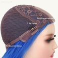 thumbnail image 6 of Lightweight Long Wavy Wig with Curtain Bangs for Women -  Looking Blue Synthetic Wig for Daily Wear, Beginner Friendly Heat Resistant Fashion Wig, 6 of 6