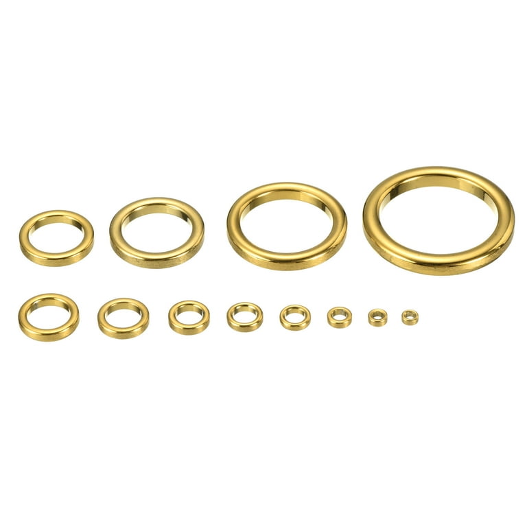 Uxcell 3.330mm Fishing Rod Repair Kit Set, 24 Pack Ceramics Guide Ring, Golden