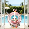 thumbnail image 4 of Ouuluon Porch Goose Outfits Bikini Goose Clothing Set, 23 inch Multicolor Outfit with Accessories for Lawn Porch Garden Pool Party Decor, 4 of 7