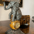 thumbnail image 5 of Maitland Smith Agile Elephant Clock - Timeless Elegance for Sophisticated Home Office or Living Room Decor, 5 of 6