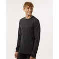 thumbnail image 2 of Tultex 202LS Fine Jersey Long Sleeve T-Shirt-Heather Graphite-S, 2 of 6