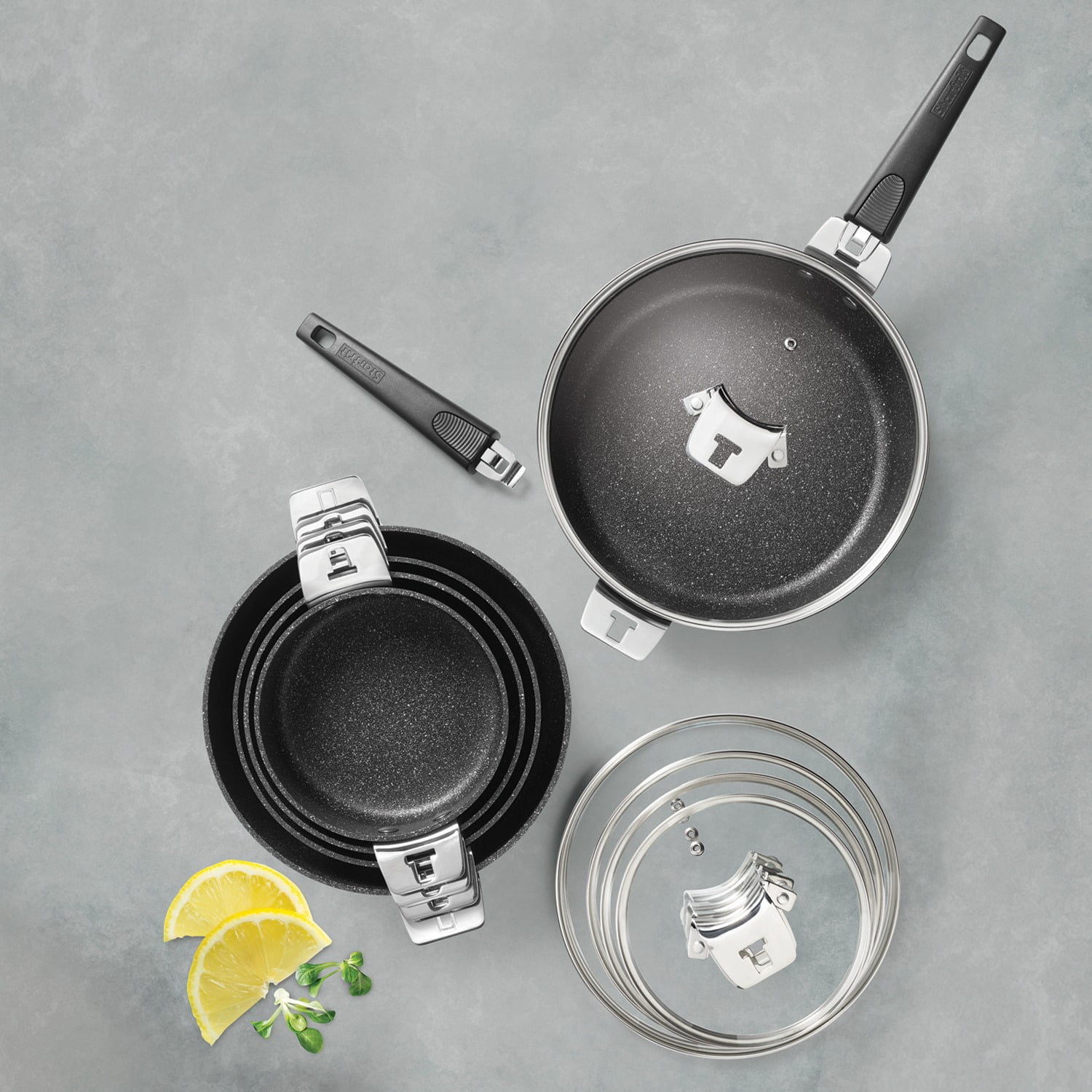 The Rock by Starfrit 12-Piece Cookware Set - Sam's Club