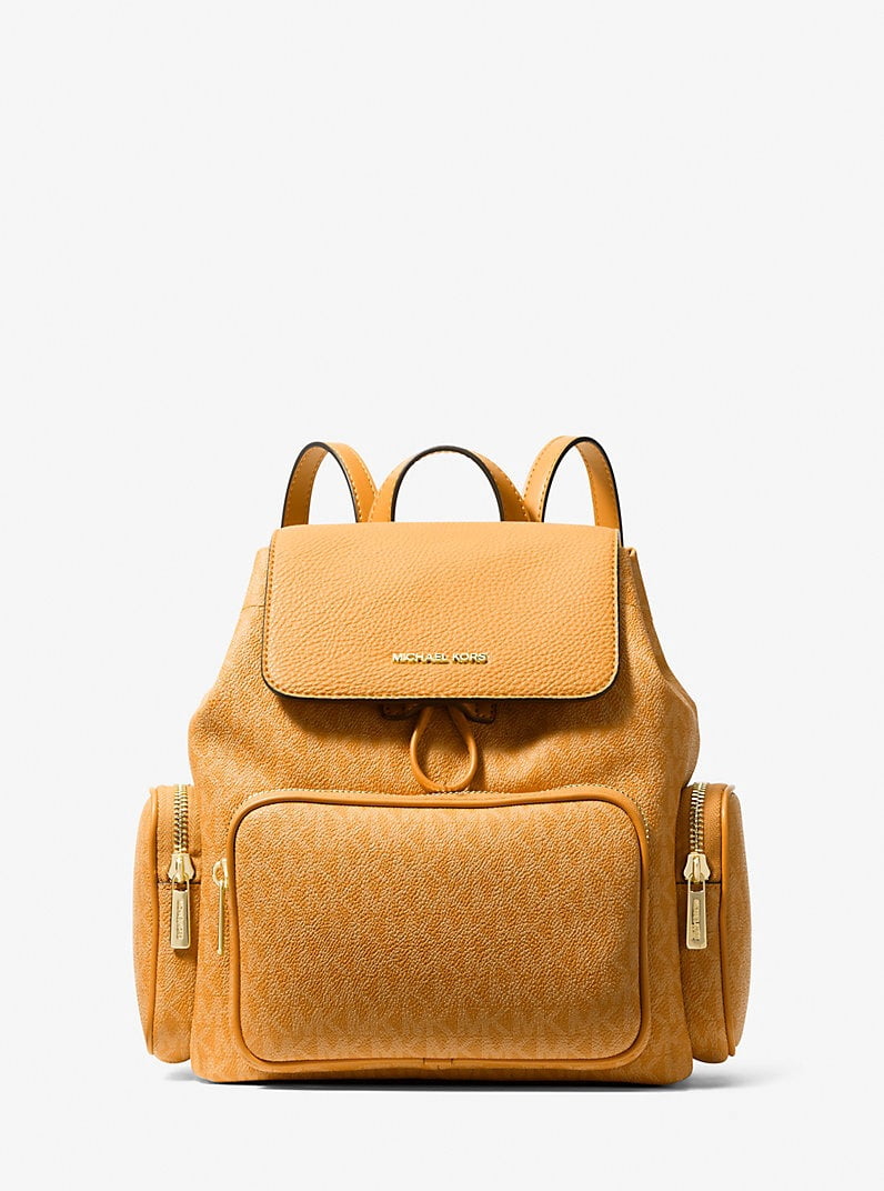 MICHAEL KORS バッグ Michael Kors Womens Jaycee MD Zip Pocket Jacquard Backpack Bag