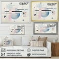 thumbnail image 4 of Designart "Pink Suprematism Ethereal composition" Abstract Suprematism Floater Framed Wall Art Living Room, 4 of 7