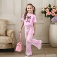 thumbnail image 2 of MuXiKeJi Clothes valentine outfit for girls size 10-12,Toddler Girl Clothes 4t Cartoon Print Loose Hoodie Pullover Tops Sweatsuit Pants 2pcs Outfits Clothes Set, 2 of 5