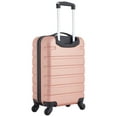 thumbnail image 4 of Travelers Club 20" Hard Side Rolling Carry-on Luggage for Travel- Rose Gold, 4 of 8