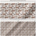 thumbnail image 2 of Soimoi Cotton Cambric Fabric Leaves & Tiger Jungle Printed Craft Fabric by The Yard 56 Inch Wide, 2 of 7