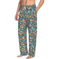 thumbnail image 2 of Balery Foxes and Birds in Forest print Men's Pajama Pants,Ultra Lightweight Pjs,Lounge Pant-Medium, 2 of 9
