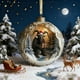 thumbnail image 4 of Colección de adornos navideños con leyendas míticas | Krampus, Tomte y folclore islandés | Adornos para árbol de Navidad y colgantes navideños, 4 of 4