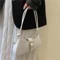 thumbnail image 4 of Bolso Hobo Hugtrwg de Cuero PU para Oficina Blanco, 4 of 9