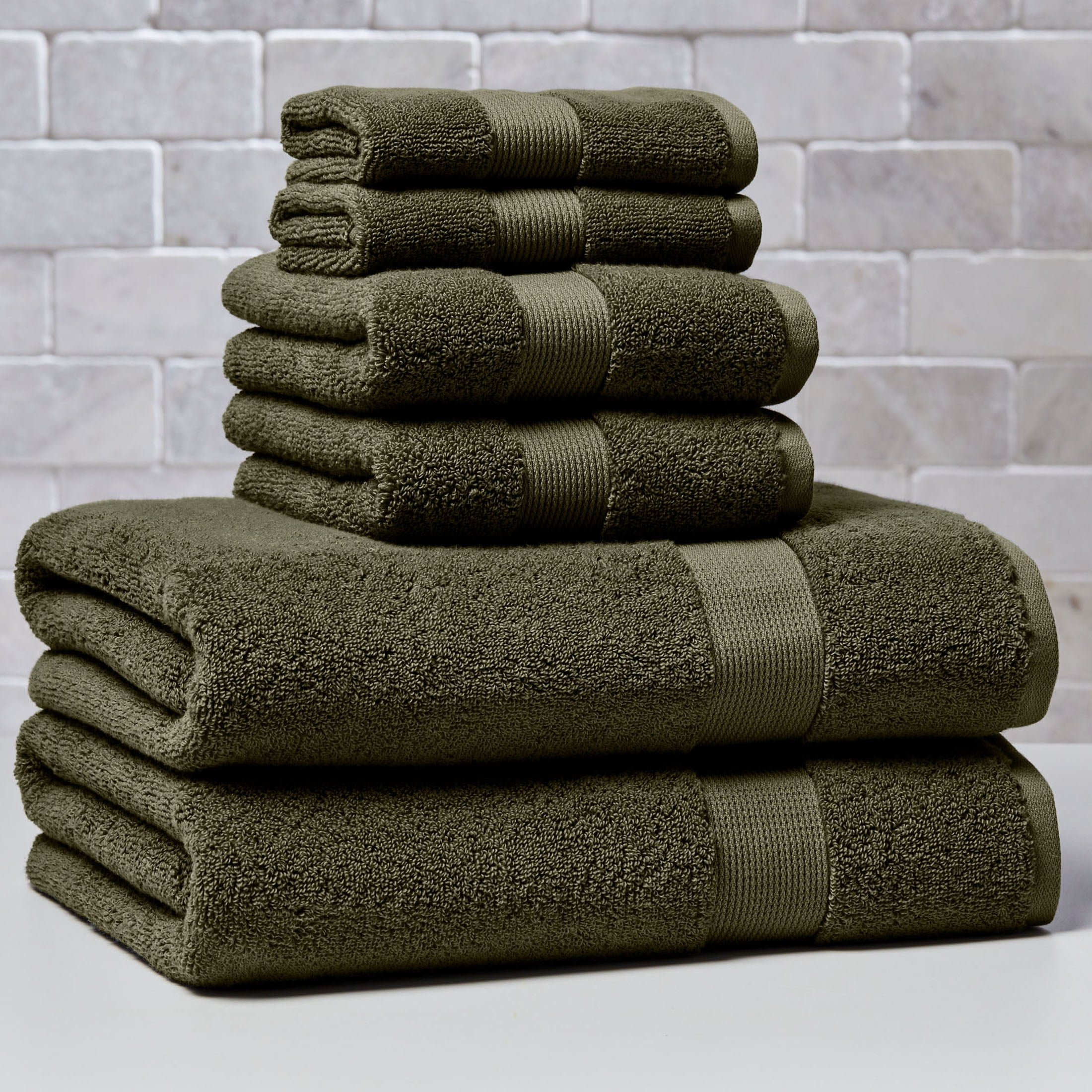 Better Homes & Gardens Signature Soft Solid Cotton 4 Piece Bath Bath Towel Set,Sea Turtle