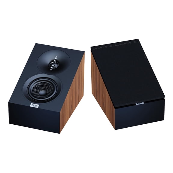 ELAC DA43 Debut 3.0 4 Inch Atmos Enabled Speakers - Pair (Walnut)