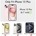 thumbnail image 2 of Compatible with iPhone 15 Plus Glitter Neon Case,Cute Bling Thin Slim Shockproof TPU Sparkly Cover for Women Girl for 15 Plus Phone Case 6.7"-Neongreen, 2 of 12