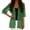 Dark Green, variant on Women's Cardigan Daily Outerwear Colored Sun Protective Jacket Scarf