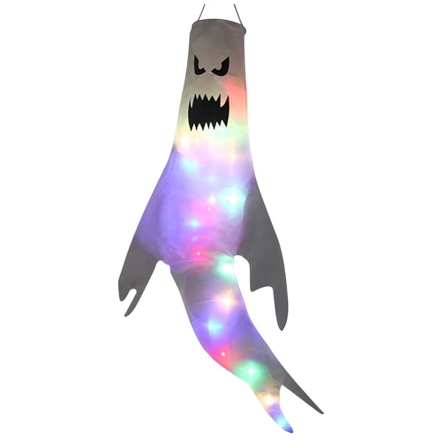 Halloween Decoration Halloween Decorative Printing Led Light String Ghost Pendant Halloween Decorations