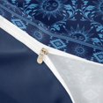 thumbnail image 4 of Homewish Hippie Sun and Moon Duvet Cover Queen, Blue Black Aztec Queen Bedding, Navy Blue Reversible 3-Piece, 1 Duvet Cover and 2 Pillowcases, 4 of 6