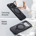 thumbnail image 7 of JETech 360 Degree Rotatable Ring Case for iPhone 17 Pro Max 6.9-Inch with Camera Control Button, Compatible with MagSafe (Black), 7 of 7