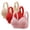Beige/Pink/Red, variant on 3 Pcs Set Wireless Bras for Women Full Coverage Floral Lace Bralettes Soft Plus Size Older Women Everyday Bras(Multicolor 36BC)