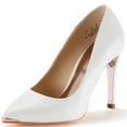 thumbnail image 7 of JENN ARDOR Women's Closed Pointed Toe Pumps Stiletto High Heels Office Lady Wedding Party Dress Heeded Shoes, 7 of 7