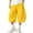 C-Yellow216, variant on DHFJKG Capri Pants For Women Baggy Cargo Pants Summer Wide Leg Drawstring Waist Streetwear Bottoms