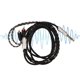 thumbnail image 3 of Reemplazo del cable de auriculares, enchufes Chapados Dorados Cable de actualizacia de auriculares 47.2 Pulgadas de OxÍgeno Long Long Copper Diseño de Gancho Formado para SE215, 3 of 7