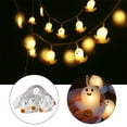 thumbnail image 4 of Konghyp Halloween String Lights, 20 LED Ghost Lights for Outdoor Indoor Decor, Battery Operated Halloween Decorations, Perfect for Parties, Carnivals, and Celebrations, Safe and Easy to Install, 4 of 9