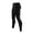 Black, variant on Mens Ultra Soft Thermal Underwear Leggings Bottoms - Compression Pants with Fleece Lined , White, Small
