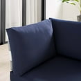 thumbnail image 5 of Modway Harmony Aluminum and Fabric Patio Corner Chair in Gray/Navy, 5 of 6