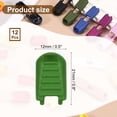 thumbnail image 2 of Uxcell Zipper Pull Cord Lock, Plastic Shoe Lace End Clips for Various Uses Green, 2 of 7