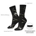 thumbnail image 4 of Fuzoiu Spiders On The Web Print Athletic Crew Socks for Men & Women,Casual Crew Socks,Above Ankle Crew Socks for Business, Casual, 4 of 6