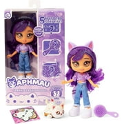 Aphmau Fashion Doll & Accessories Sparkle Edition, 5 Mystery Surprise Toys, Exclusive Glitter MeeMeows Mini Figure, Official Merch, 7 inch