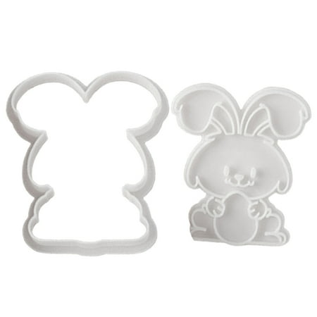 

HCfood Cookie Mould Stencils Decorative Tasteless Durable Easter Egg Bunny Chocolate Biscuit Baking Mold