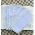 thumbnail image 4 of 12pcs Fairy Lace Edged 14 Count aida Fabric Cross Stitch Bookmarks, Blank Bookmarks to Cross Stitch, 4 of 7