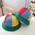 thumbnail image 1 of Children Kids Helicopter Propeller Bucket Hat Beaded Summer Baby Fisherman Cap, 1 of 4