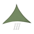 thumbnail image 4 of de triángulo rectángulo dosel de para Patios actividades de las instalaciones 10 'x 10', Red de sombrilla, anillos en D - Triángulo Ejército TriánguloVerde, 4 of 6