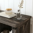 thumbnail image 6 of EnHomee 9 Cube Storage Organizer for Living Room Wooden 9-Cube Organizer for Bedroom Dark Rustic Oak, 6 of 8