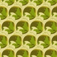 thumbnail image 1 of Ahgly Company Machine Washable Indoor Square Transitional Dark Yellow Green Area Rugs, 4' Square, 1 of 7