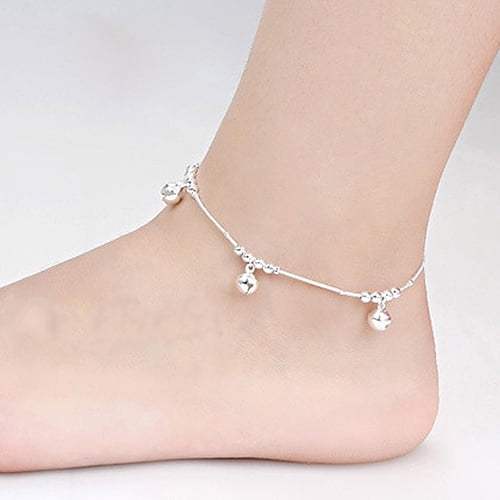 3 Pcs Ankle Bracelet for Women Gold Adjustable Layered Beach Anklet Set  Girls Alloy Foot Chain Jewelry Figaro&Rope(5mm)