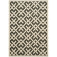 thumbnail image 2 of SAFAVIEH Courtyard Alvin Geometric Indoor/Outdoor Area Rug, Black/Beige, 9' x 12', 2 of 7