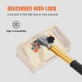 thumbnail image 3 of KFFKFF Drywall Tool Handle, Adjustable 40''-64'', Crafted from Anodized Aluminum, Features 5-Section Length Customization, Ergonomic Grip, and 360° Swivel for Drywall and Sheetrock Application, 3 of 9