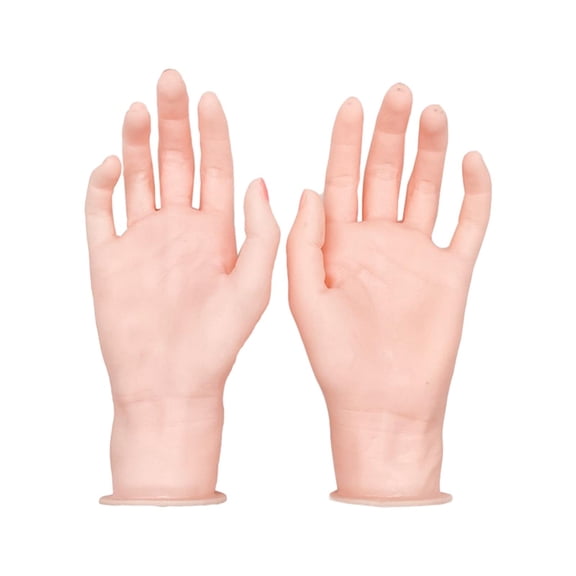 Maniquí femenino de silicona para práctica de manicura, organizador para el hogar, anillos, soporte para presentación de joyería, accesorios para foto