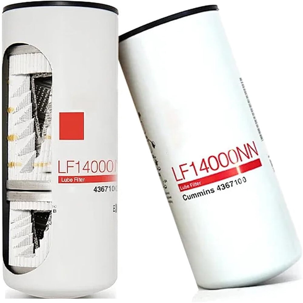 For CUMMINS ISX15 OIL CHANGE KIT LF14000NN, FF5776, Filter Kit 2Pcs