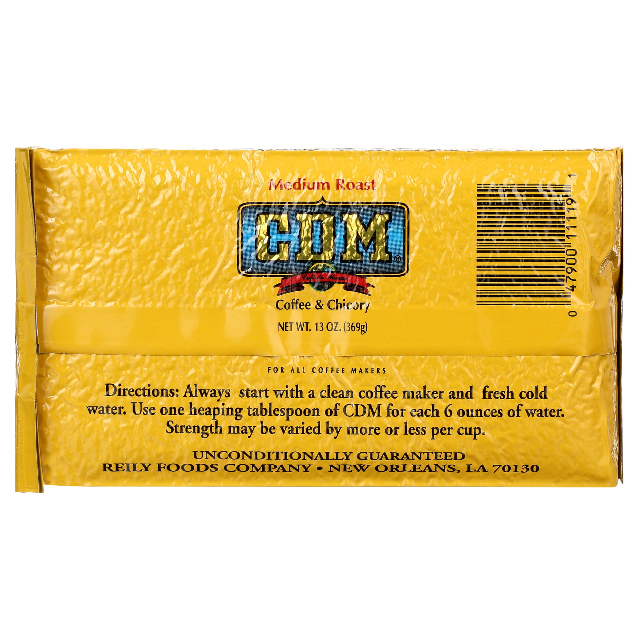 CDM Coffee & Chicory Medium Roast, 13 oz