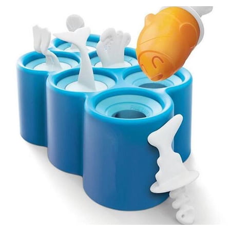 Ugly Fish Shaped Ice Cream Mold Silicone Sticks Ice Mold Cover Diy Car