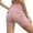 Pink, variant on Breezora Women's High Waist Button Detail Yoga Shorts Scrunch Lifting Workout Running Quick Dry Gym Bottoms