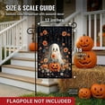 thumbnail image 3 of CSZPPQAF Halloween Garden Flags 12x18 Double Sided-Ghost,165 GSM Polyester Fall Yard Decoration Flags, Fade Resistant, 3 of 6