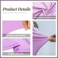 thumbnail image 4 of 4X7.2FT Large Purple Spandex Wedding Arch Backdrop Cover for Beautiful Event Decorations, 4 of 5
