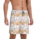 thumbnail image 2 of Balery Cute Cartoon Penguin Pantalones cortos de pijama de punto de algodón para hombre con cinturilla y bolsillos-4X-Large, 2 of 6