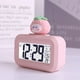 thumbnail image 4 of Reloj despertador de dibujos animados Bearachild Fresa pantalla de temperatura mini compacto, 4 of 6